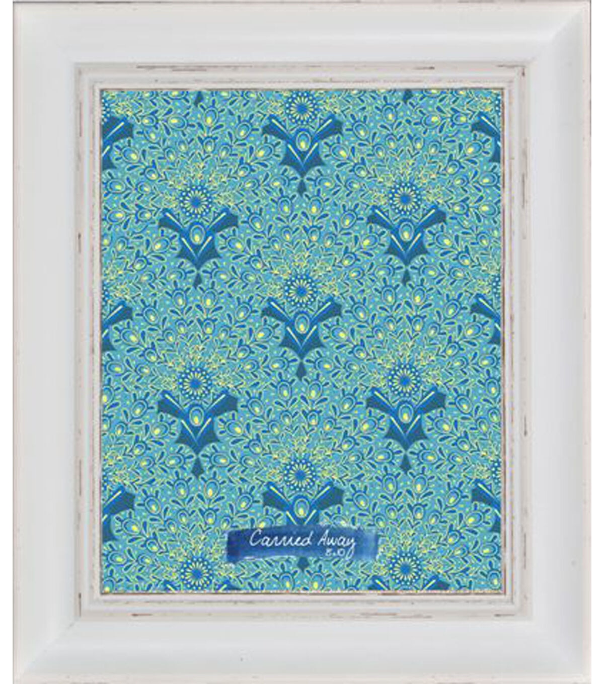 8 x 10 Distressed White Picture Frame