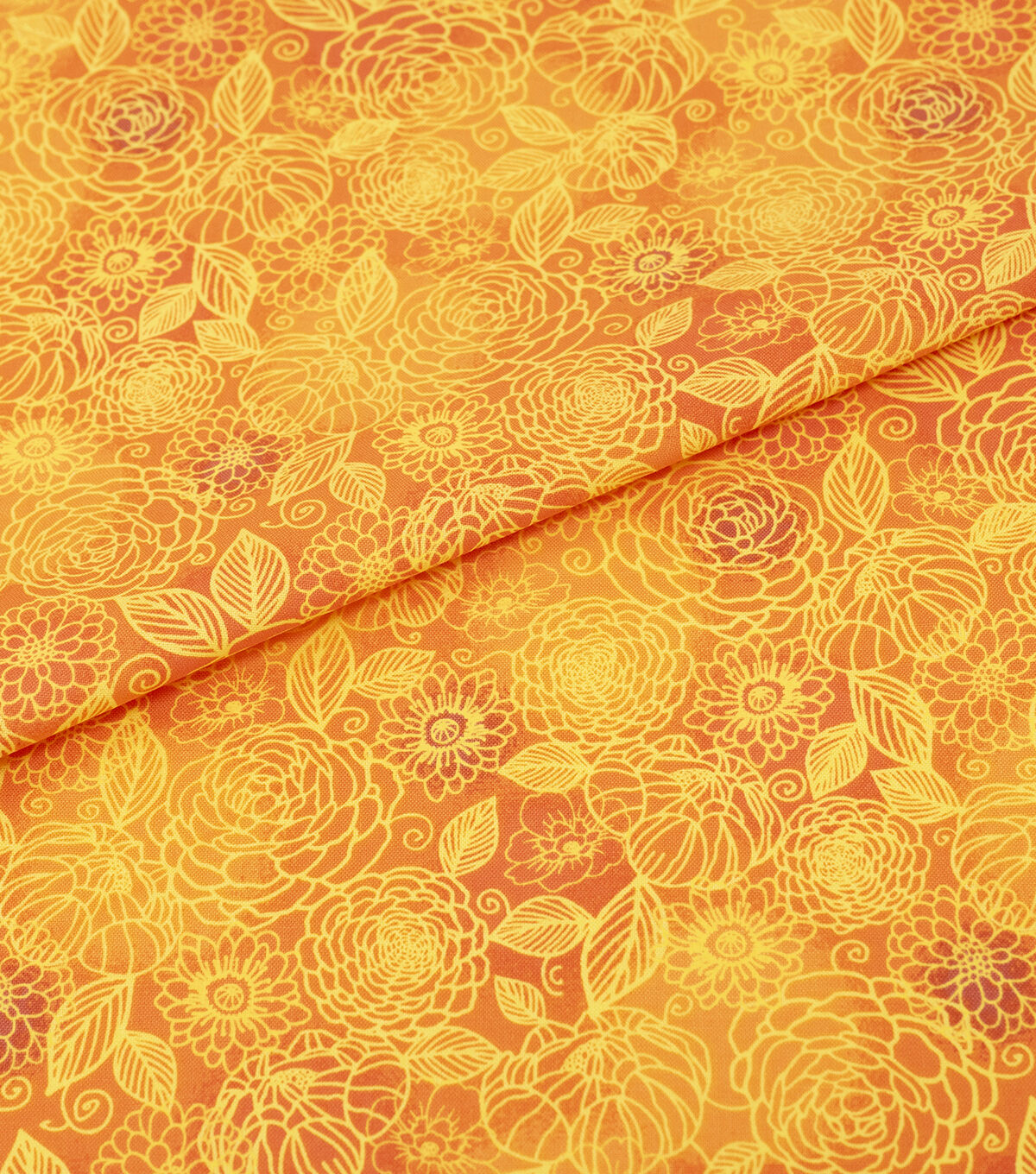Orange Tonal Cotton Fabric by Keepsake Calico
