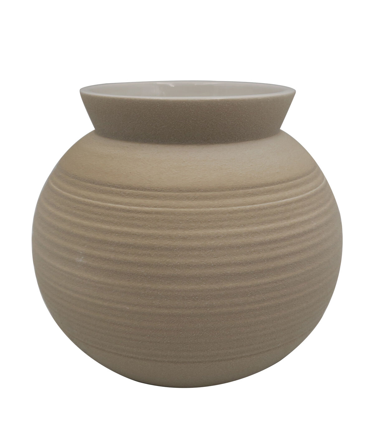 6 Ivory Sandstone Ceramic Planter by Bloom Room