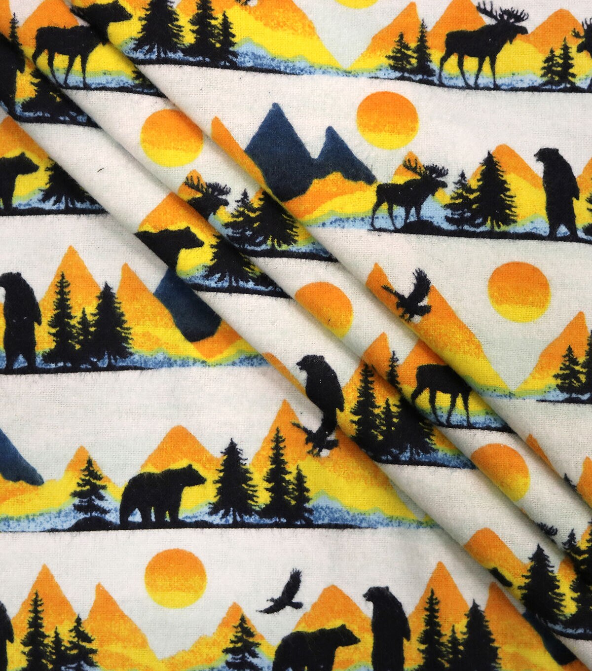 Sunset Wilderness Stripe Super Snuggle Flannel Fabric