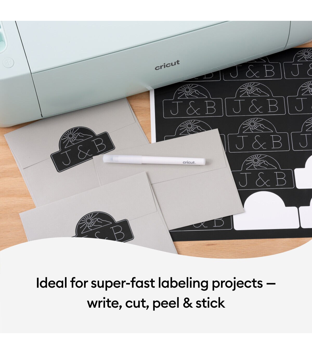 Cricut 13 x 3' Smart Label Removable Writable Vinyl Roll