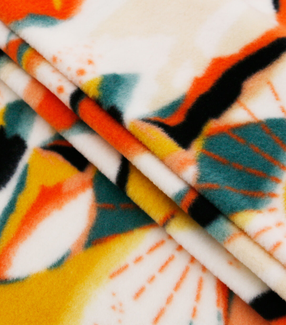 Mountains & Sunrise Anti Pill Fleece Fabric