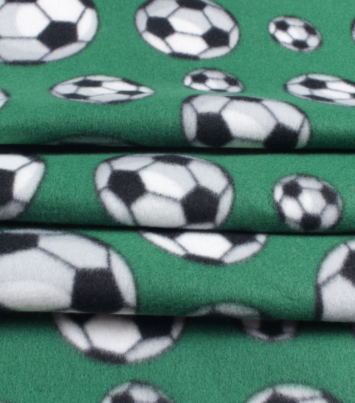 Soccer Blizzard Fleece Fabric