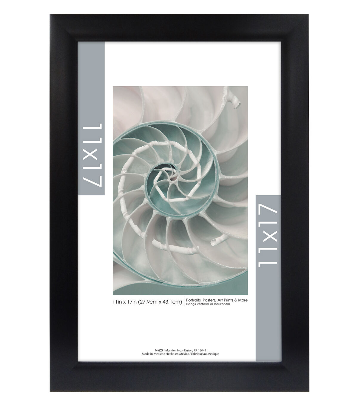 MCS 11 x 17 Black Poster Gallery Frame