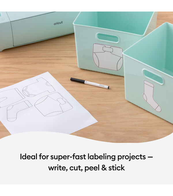 Cricut 13 x 3' Smart Label Removable Writable Vinyl Roll