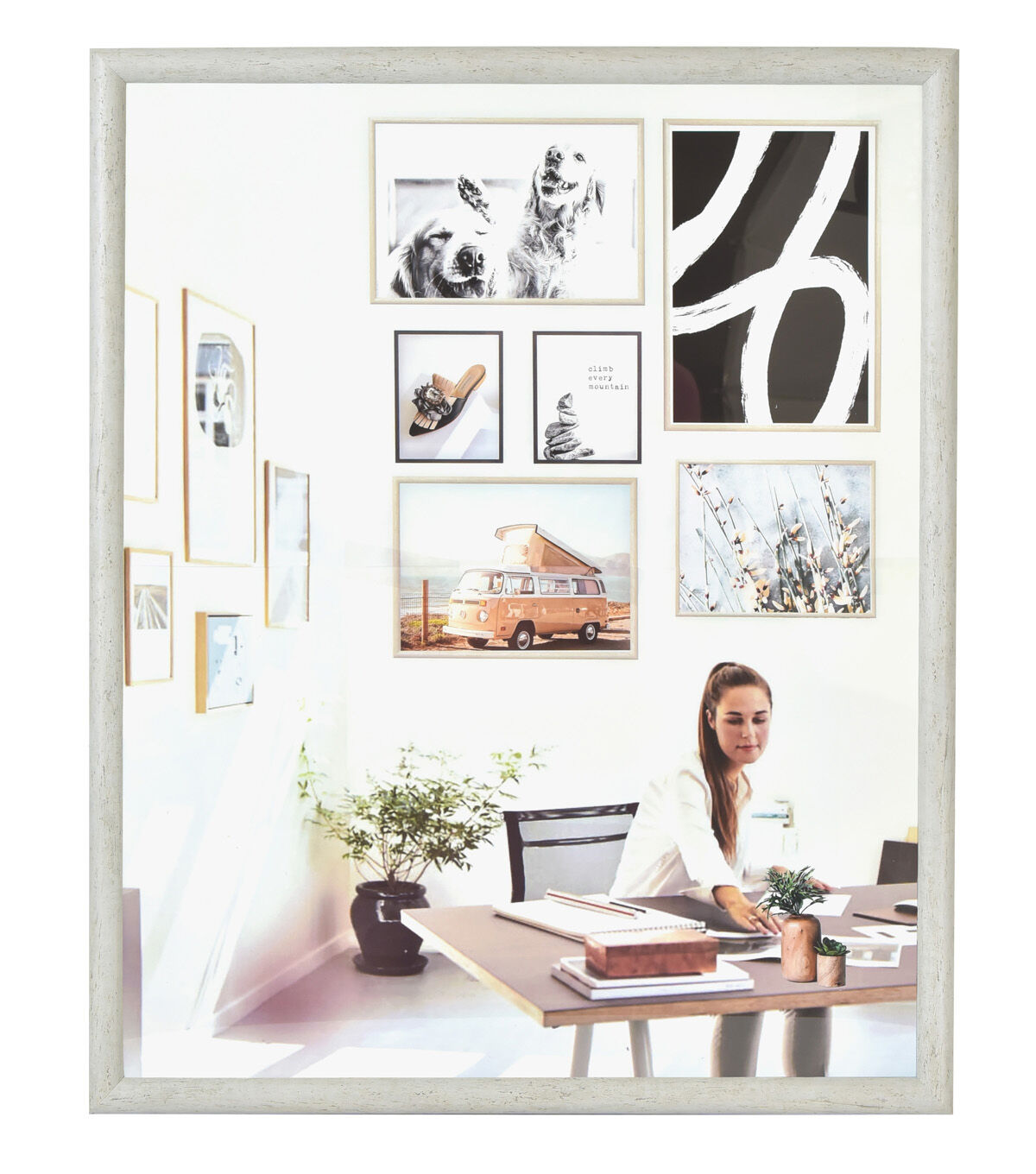 16 x 20 White Bullnose Poster Frame by Place & Time