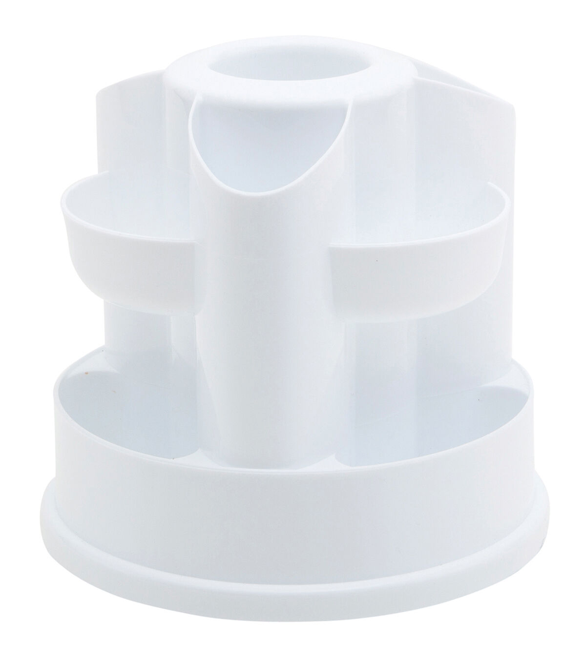 8 x 8 White Rotating Desktop Organizer