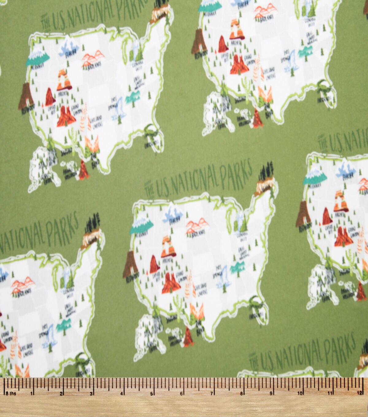 Super Snuggle National Parks Flannel Fabric