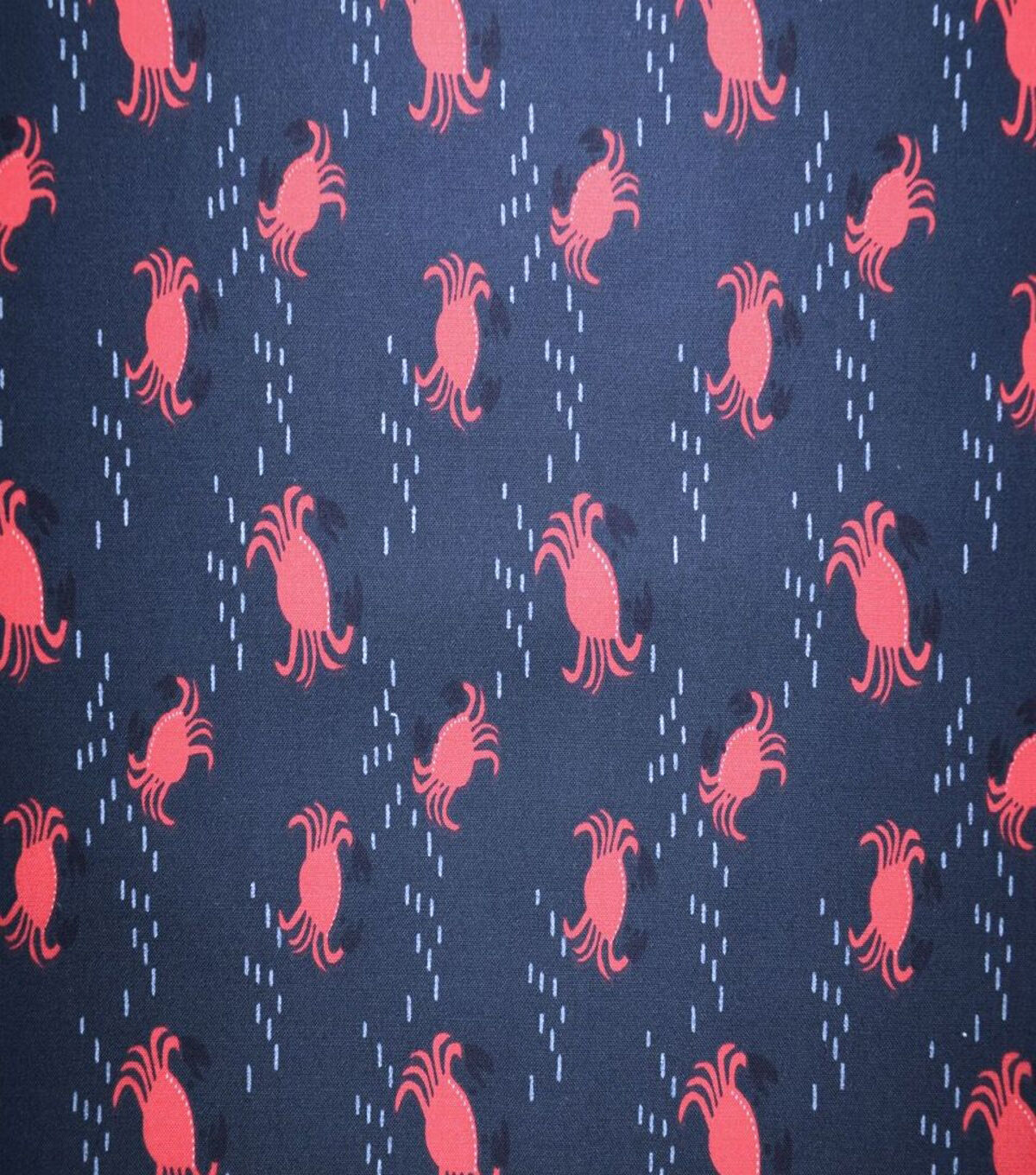 Crazy Crabs on Navy Quilt Cotton Fabric by Quilter's Showcase