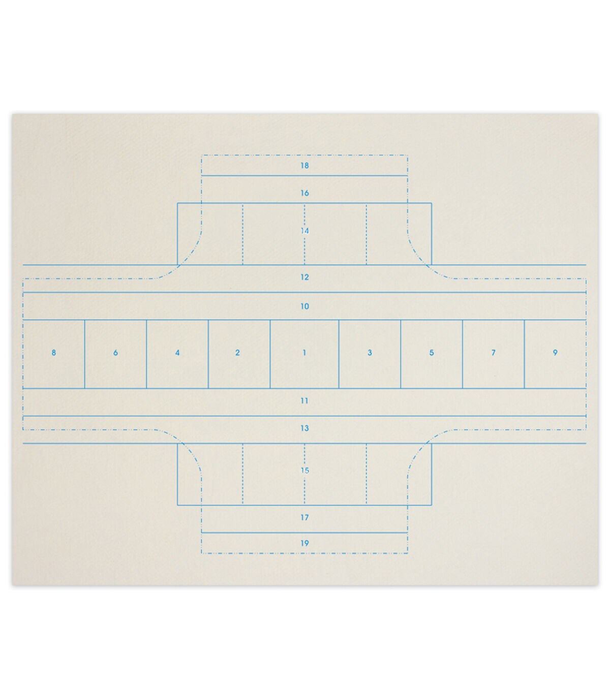 June Tailor Quilt As You Go Pre printed Batting for Casserole Caddy