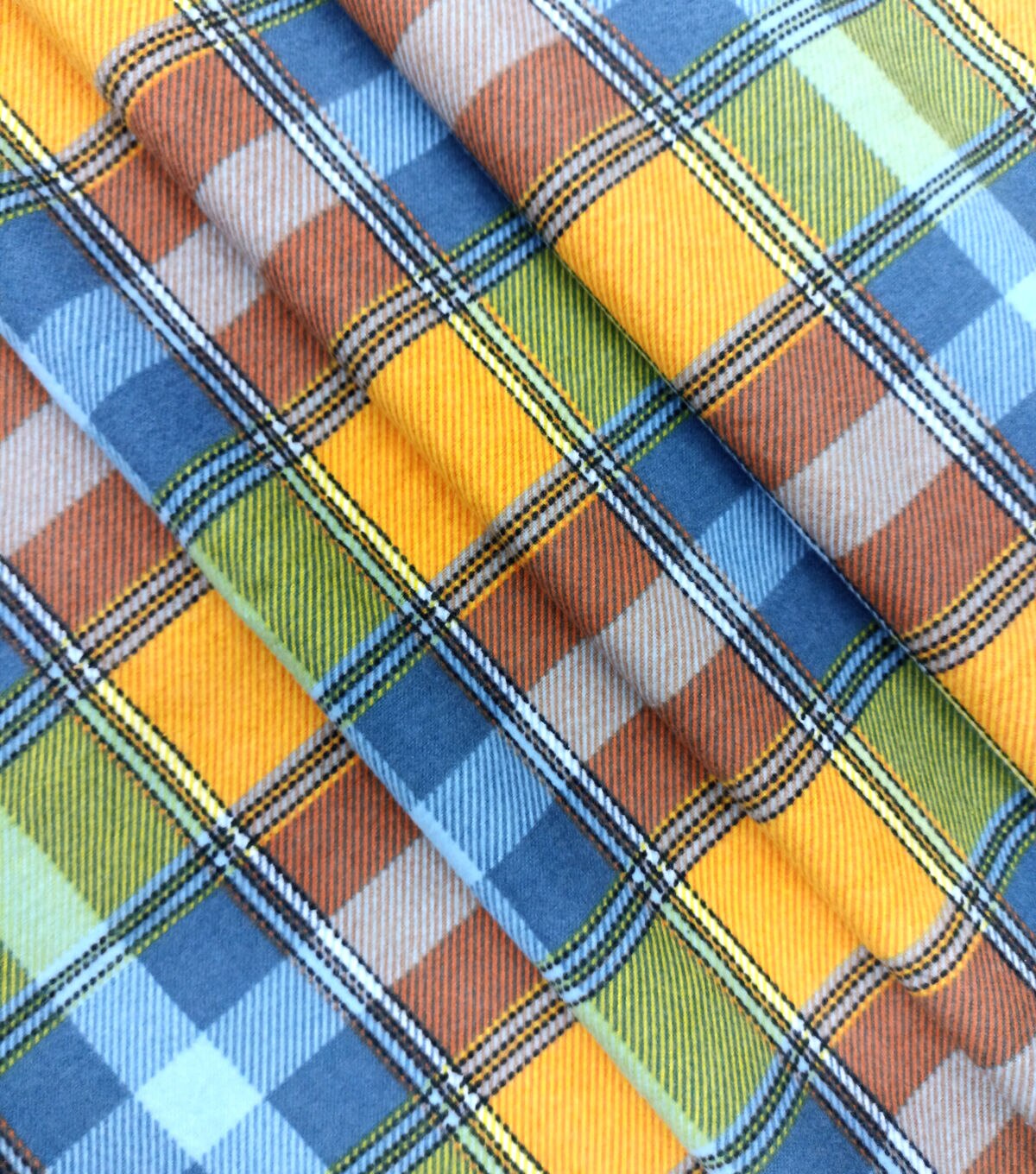Sunset Plaid Super Snuggle Flannel Fabric