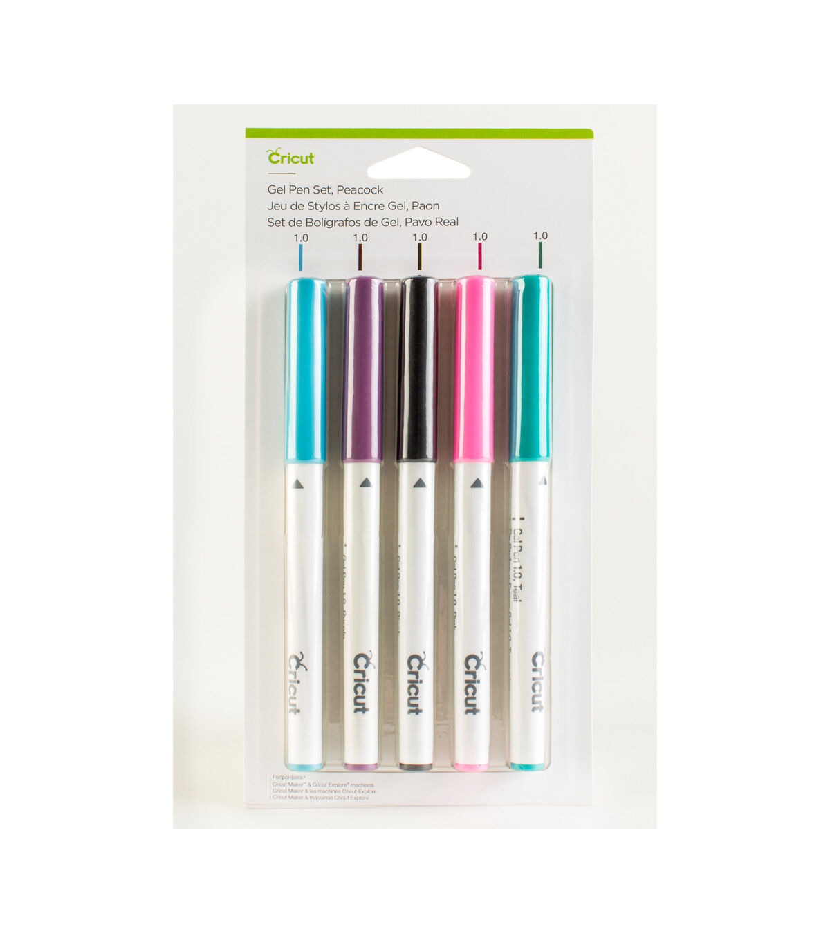 Cricut 1mm Peacock Gel Pens 5ct
