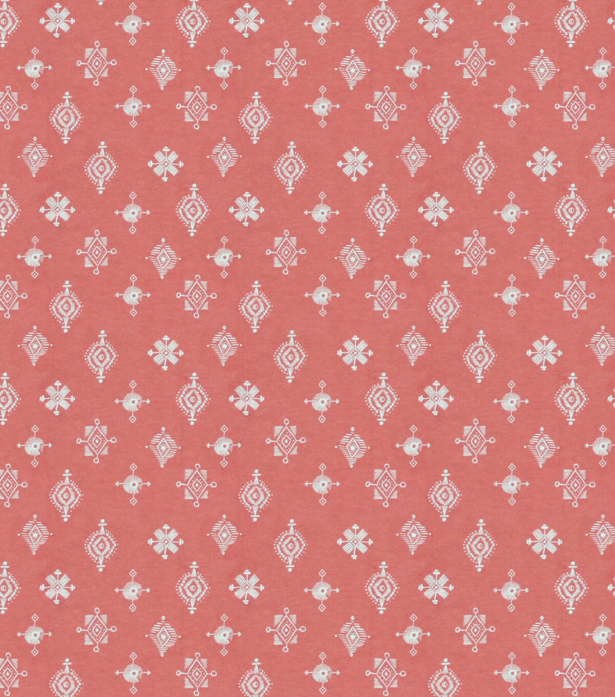 Tiny Aztec On Pink Super Snuggle Flannel Fabric