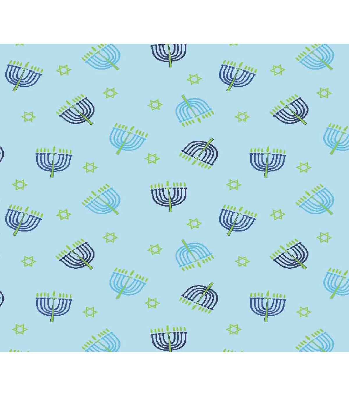 Menorah Super Snuggle Flannel Fabric
