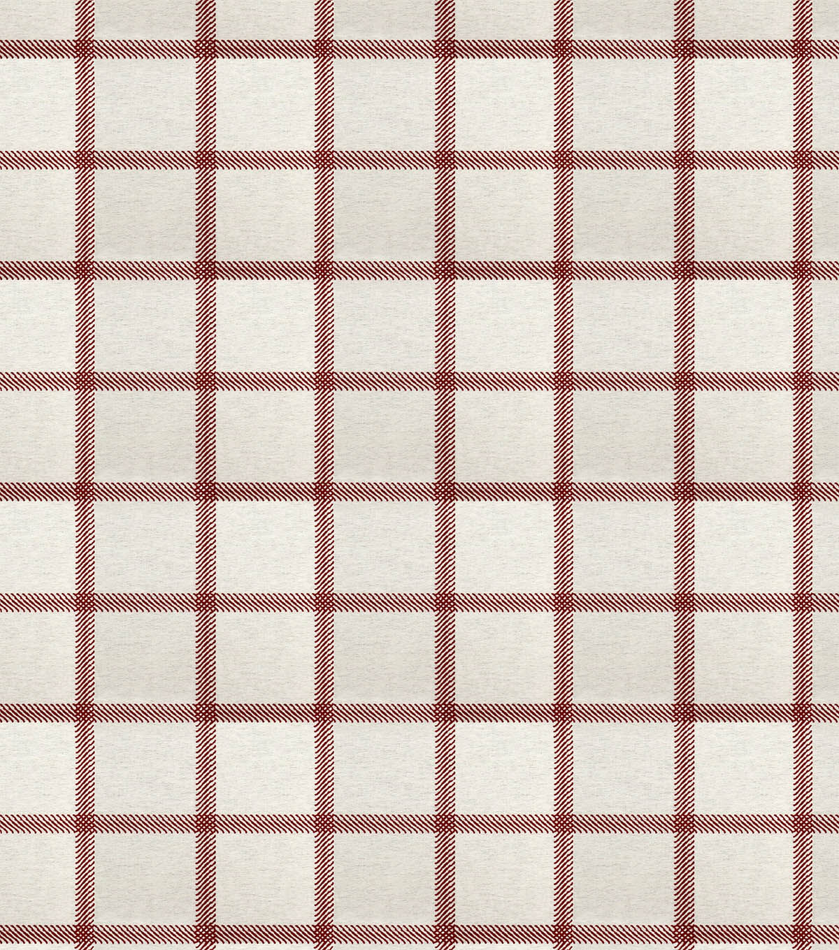 Red & White Plaid Super Snuggle Christmas Flannel Fabric