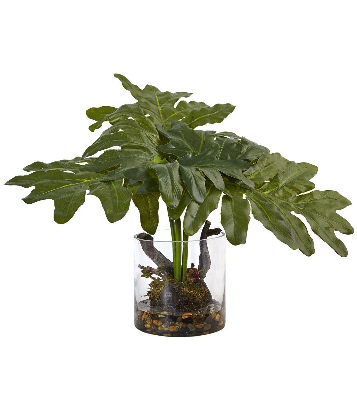 Nearly Natural 23 Philodendron Arrangement With Vase