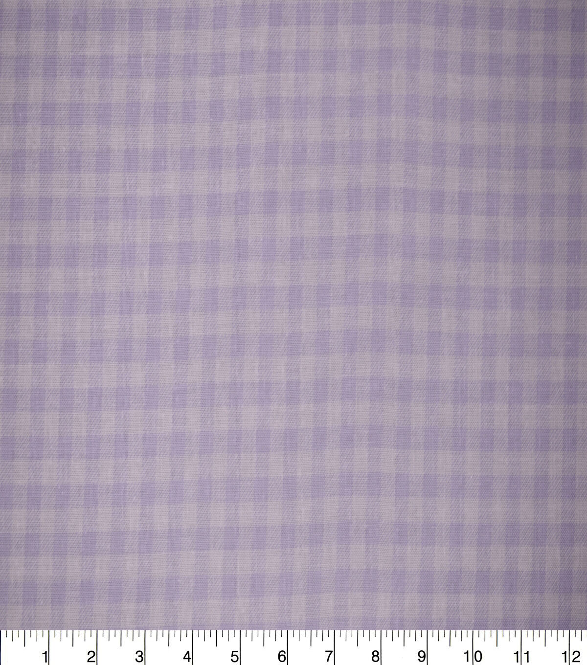 Purple Gingham Easter Cotton Fabric