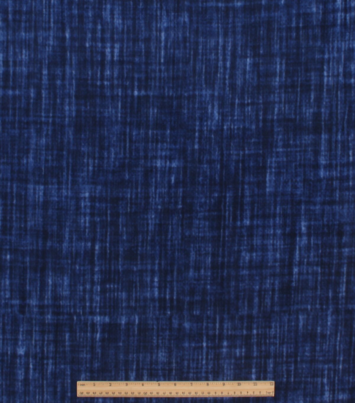 Dark Blue Abstract Anti Pill Plush Fleece Fabric