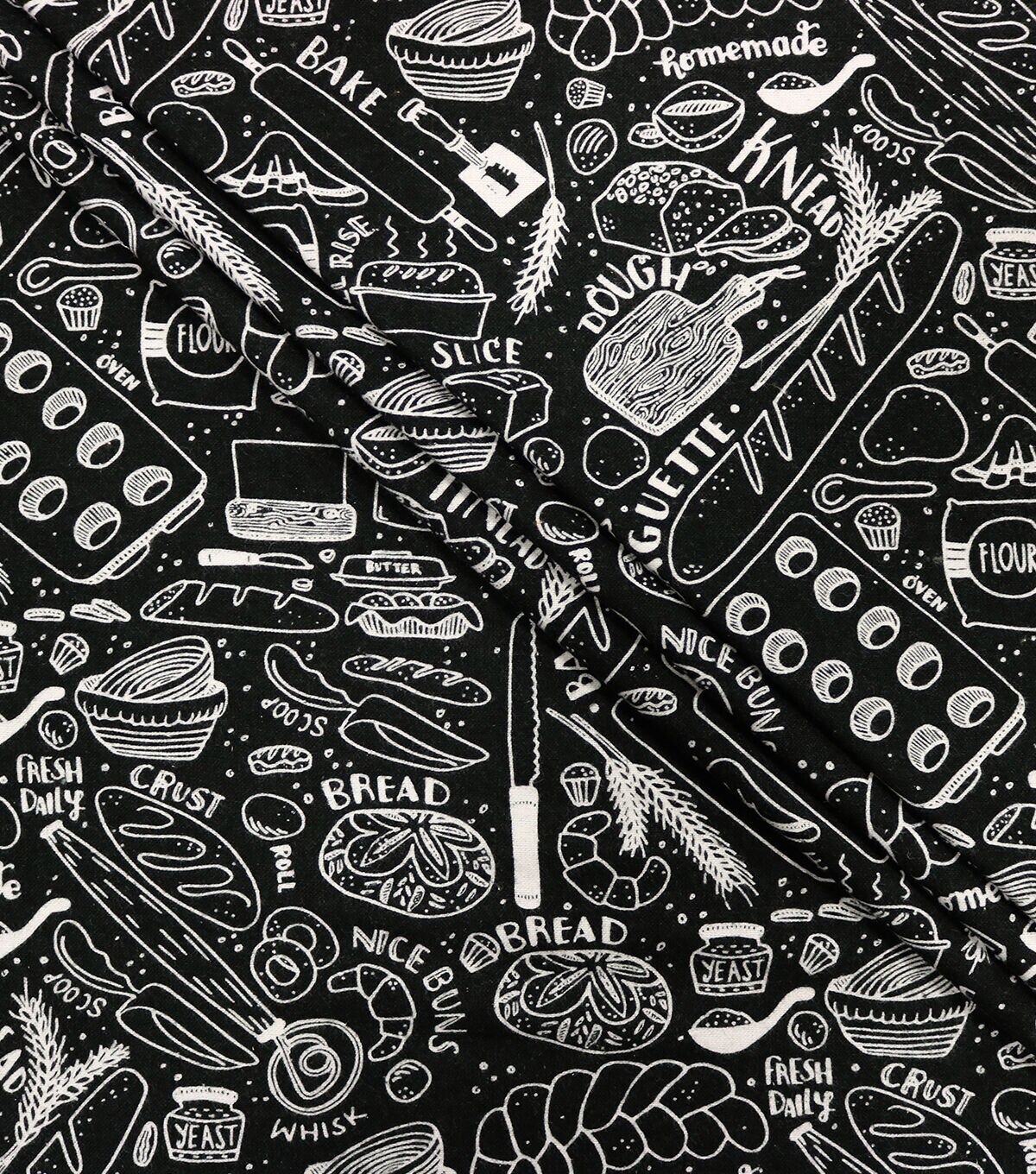 Bread Baking Super Snuggle Flannel Fabric