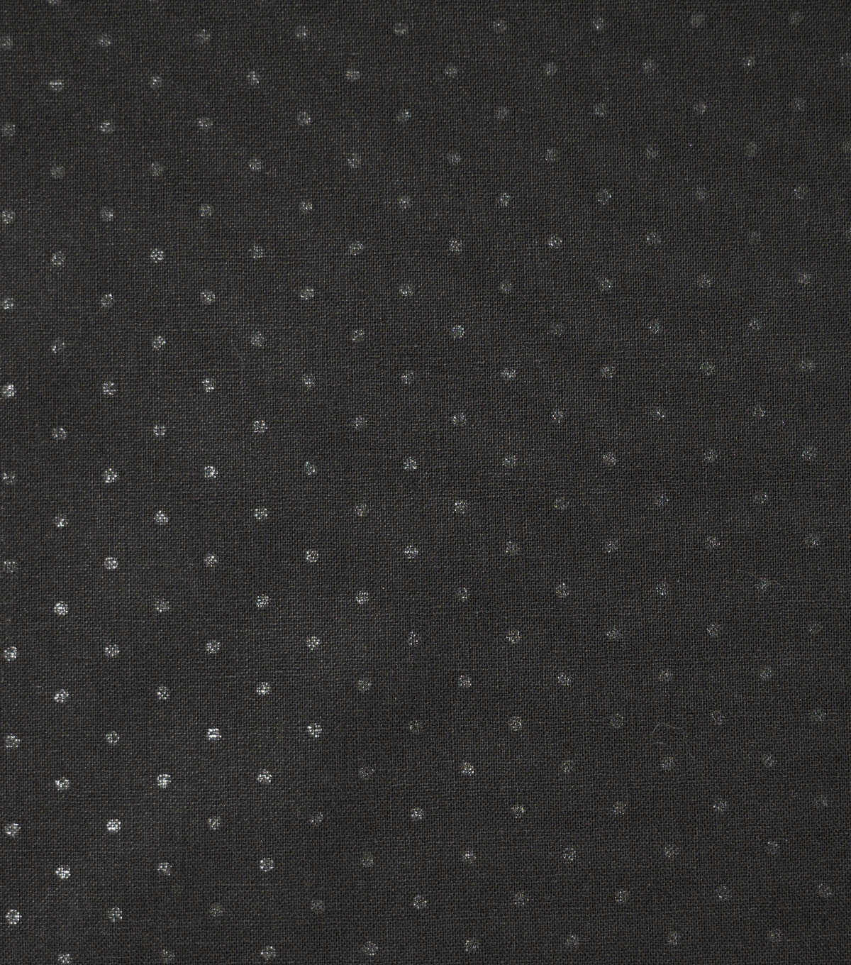 Black Pin Dots Quilt Foil Cotton Fabric by Keepsake Calico