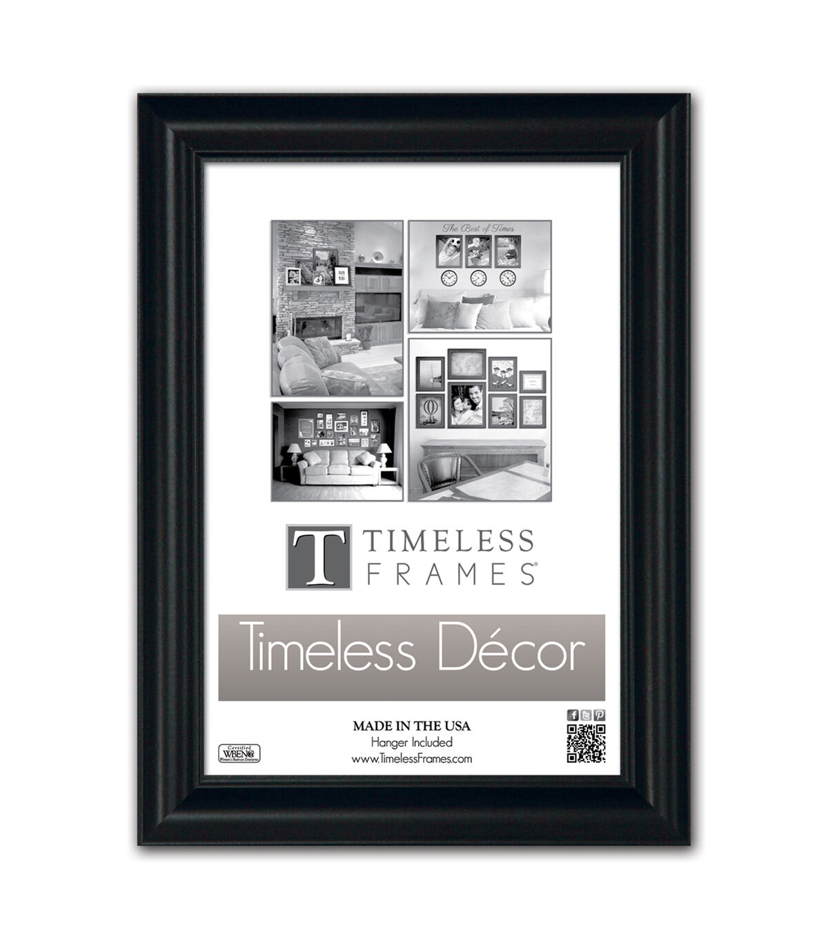 Timeless Frames 12 x 16 Boca Black Frame