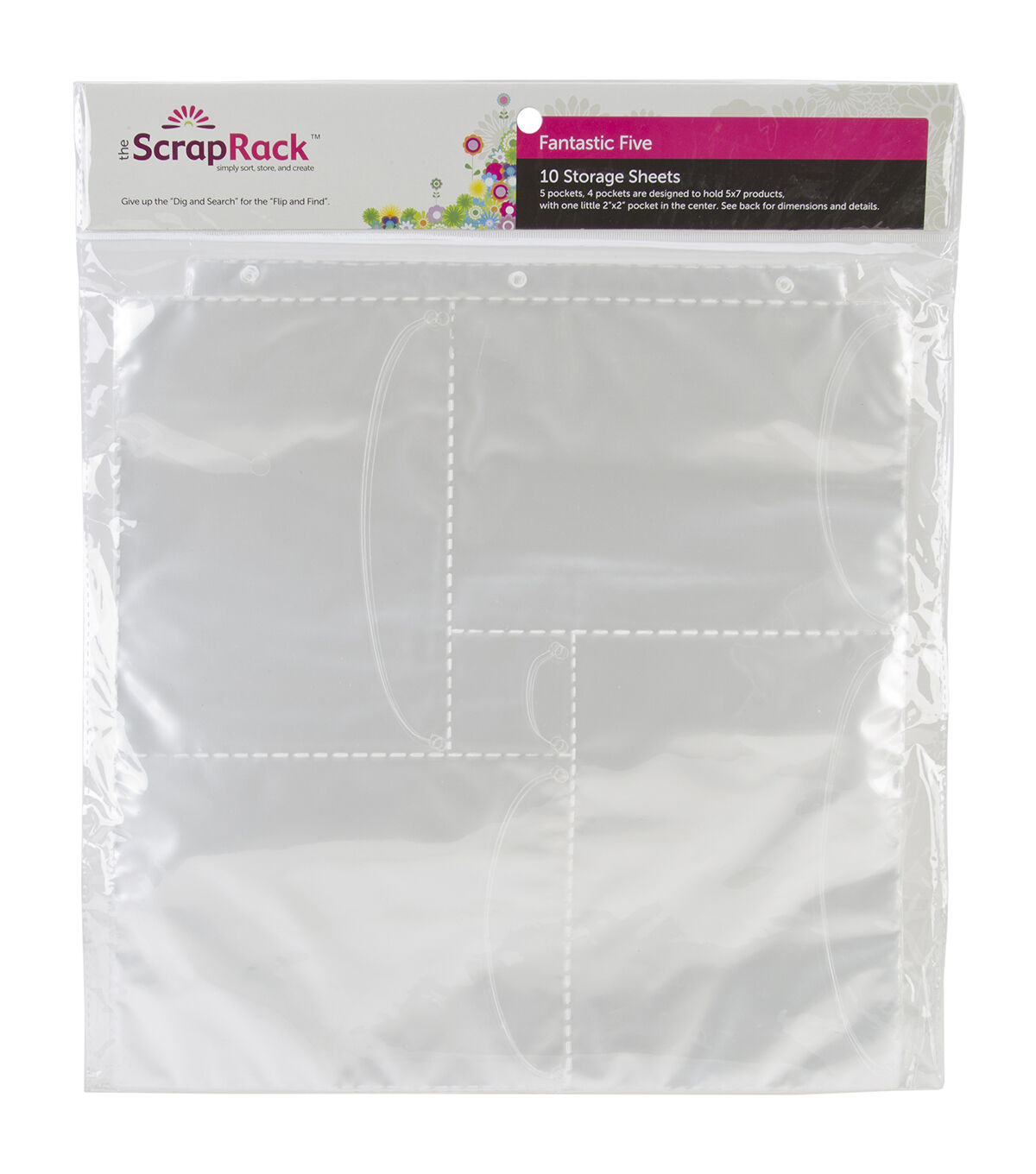 Totally Tiffany 13.5 Scrap Rack Fantastic 5 Basic Storage Pages 10pk