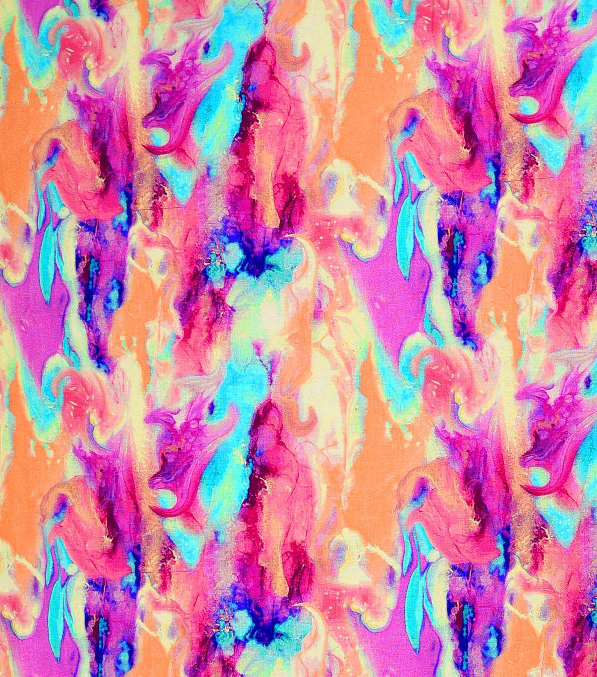 Multicolor Watercolor Cotton Fabric by Keepsake Calico