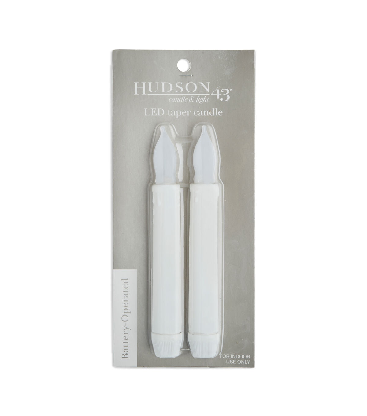 12 LED Flameless Taper Candles 2pk by Hudson 43