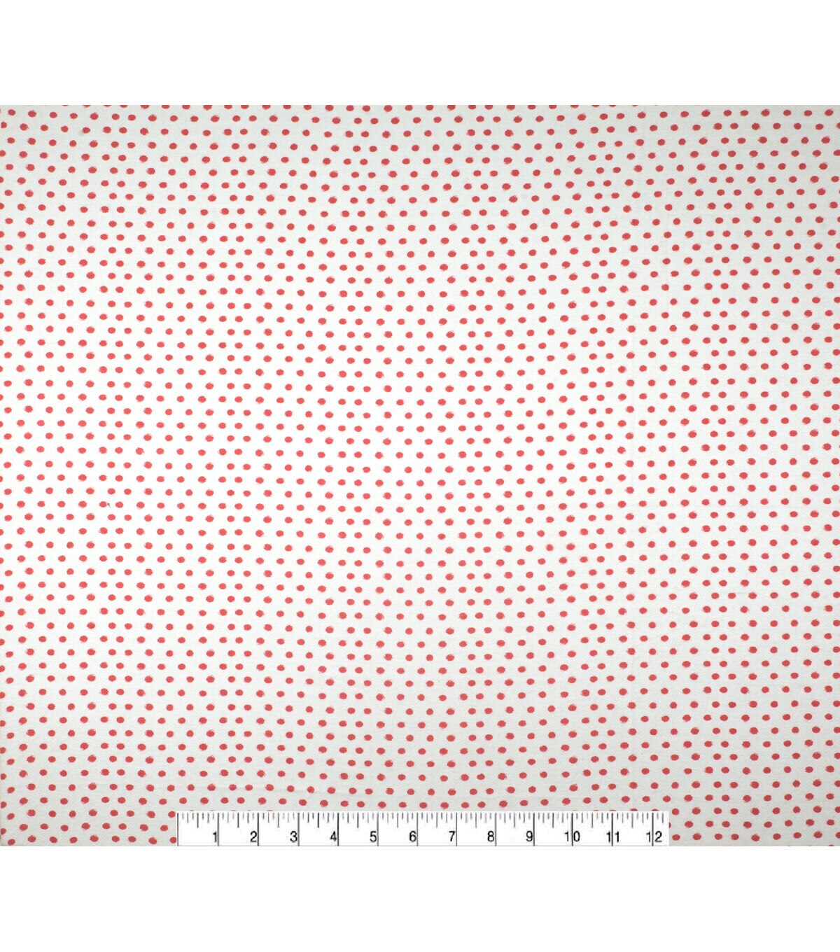 Coral Dots Super Snuggle Flannel Fabric