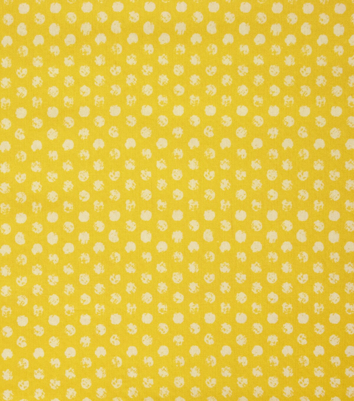 Dots on Yellow Cotton Fabric by Keepsake Calico