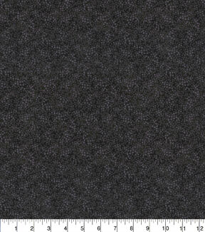 Black Petal Cotton Fabric by Keepsake Calico