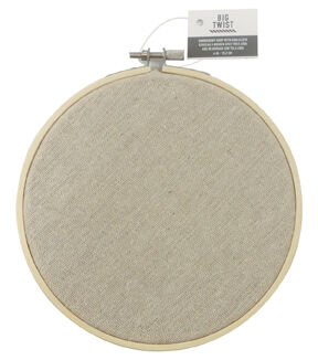 6 Natural Embroidery Hoop by Big Twist