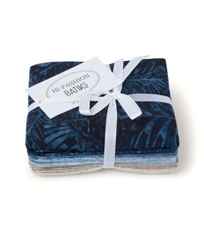 18 x 21 Moon Batik Cotton Fat Quarter Bundle 12pc