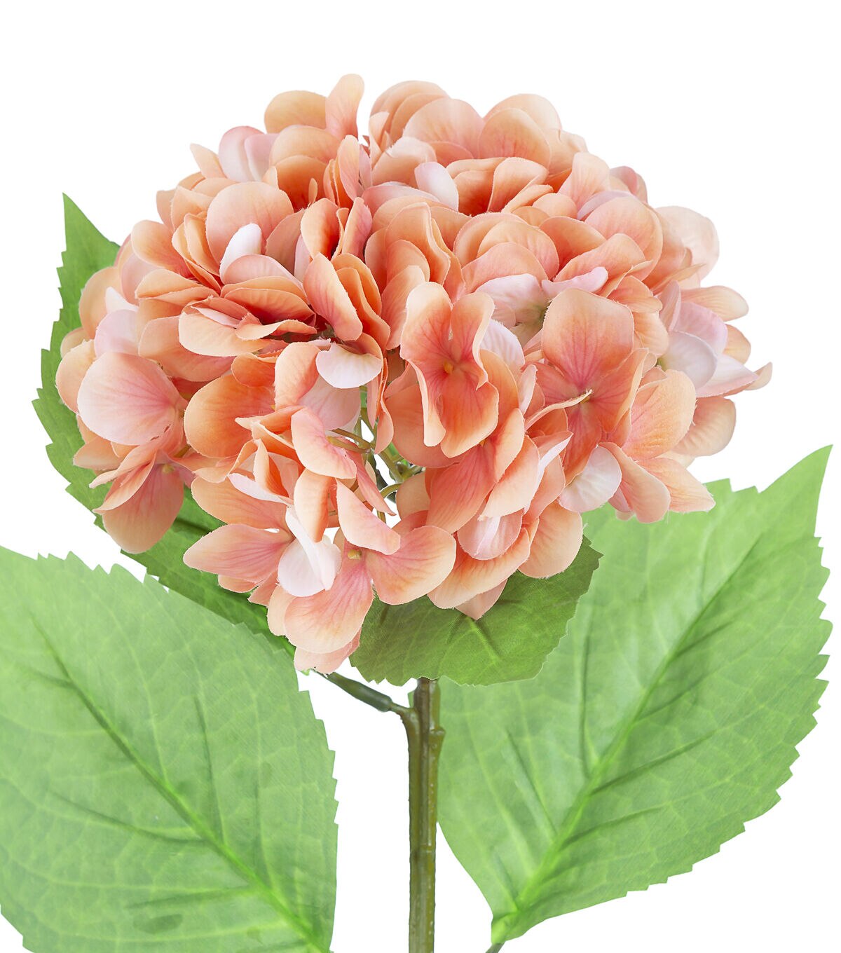 28.5 Orange Hydrangea Stem by Bloom Room