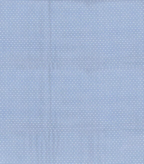 Fabric Traditions White Dots on Blue Cotton Fabric by Keepsake Calico