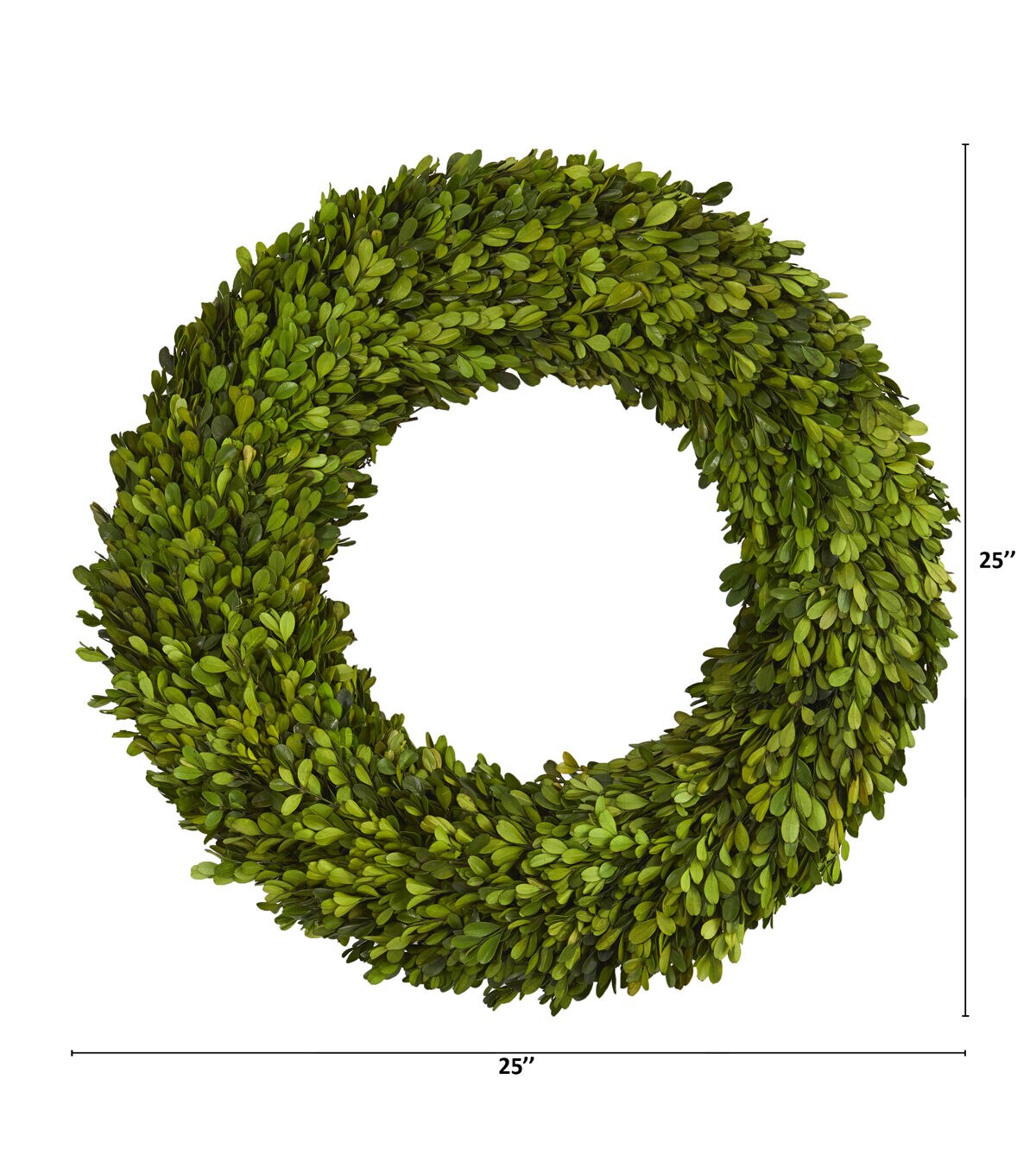 Nearly Natural 24in. Preserved Boxwood Wreath