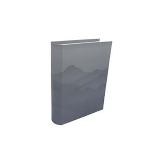 13.5 Blue Mountain Winter Book Shaped Box by Place & Time