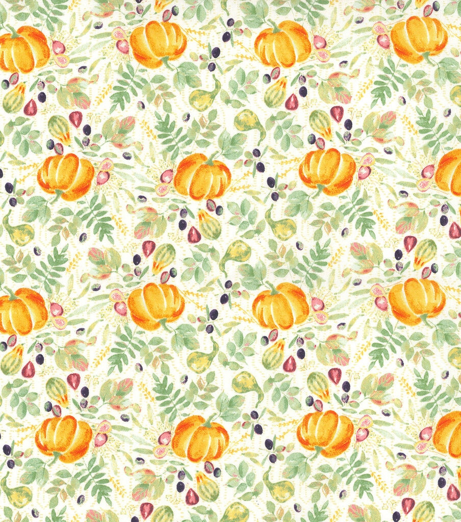 Fabric Traditions Watercolor Harvest Harvest Cotton Fabric