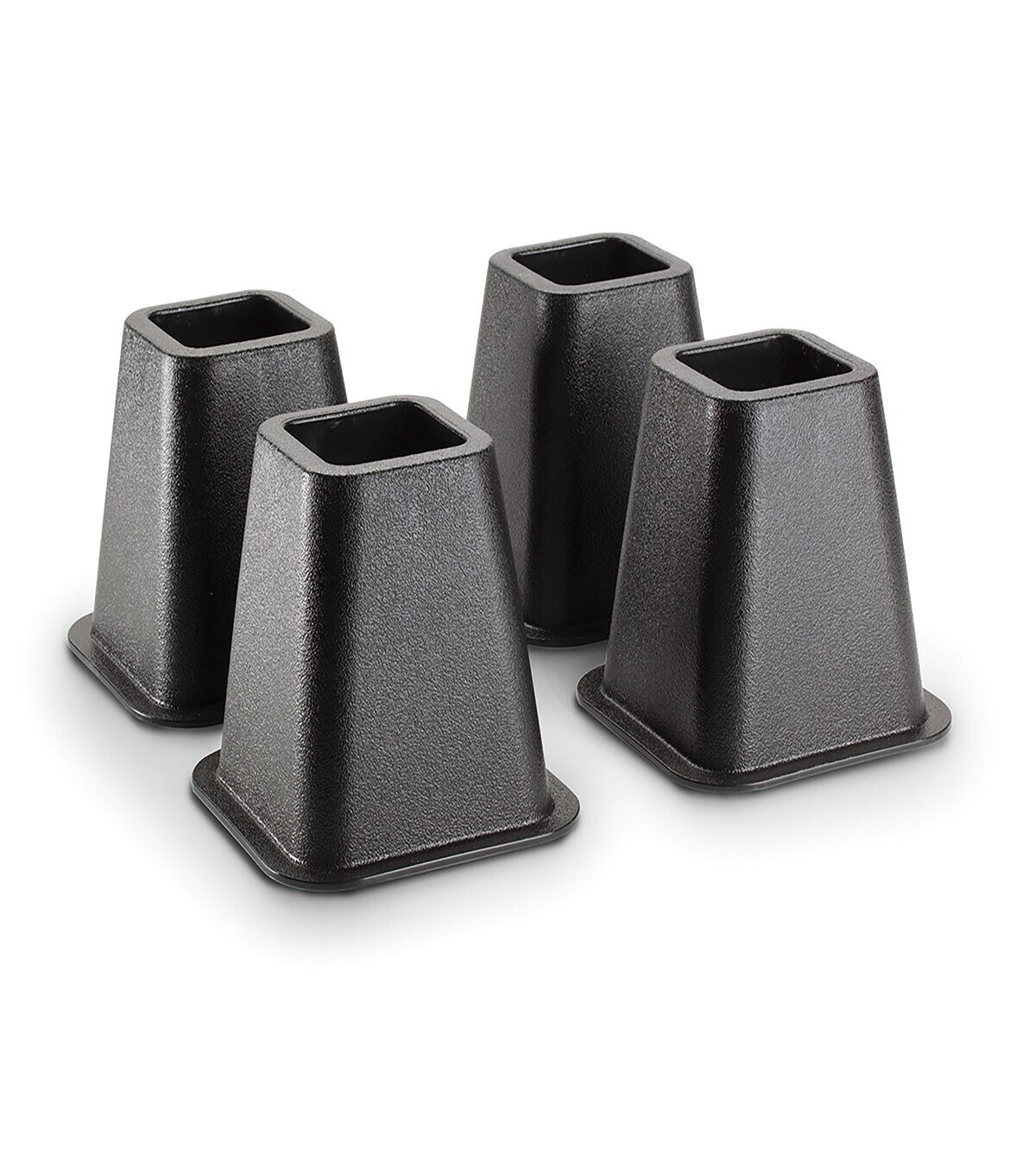 Simplify 6 Black Bed Raisers 4pk