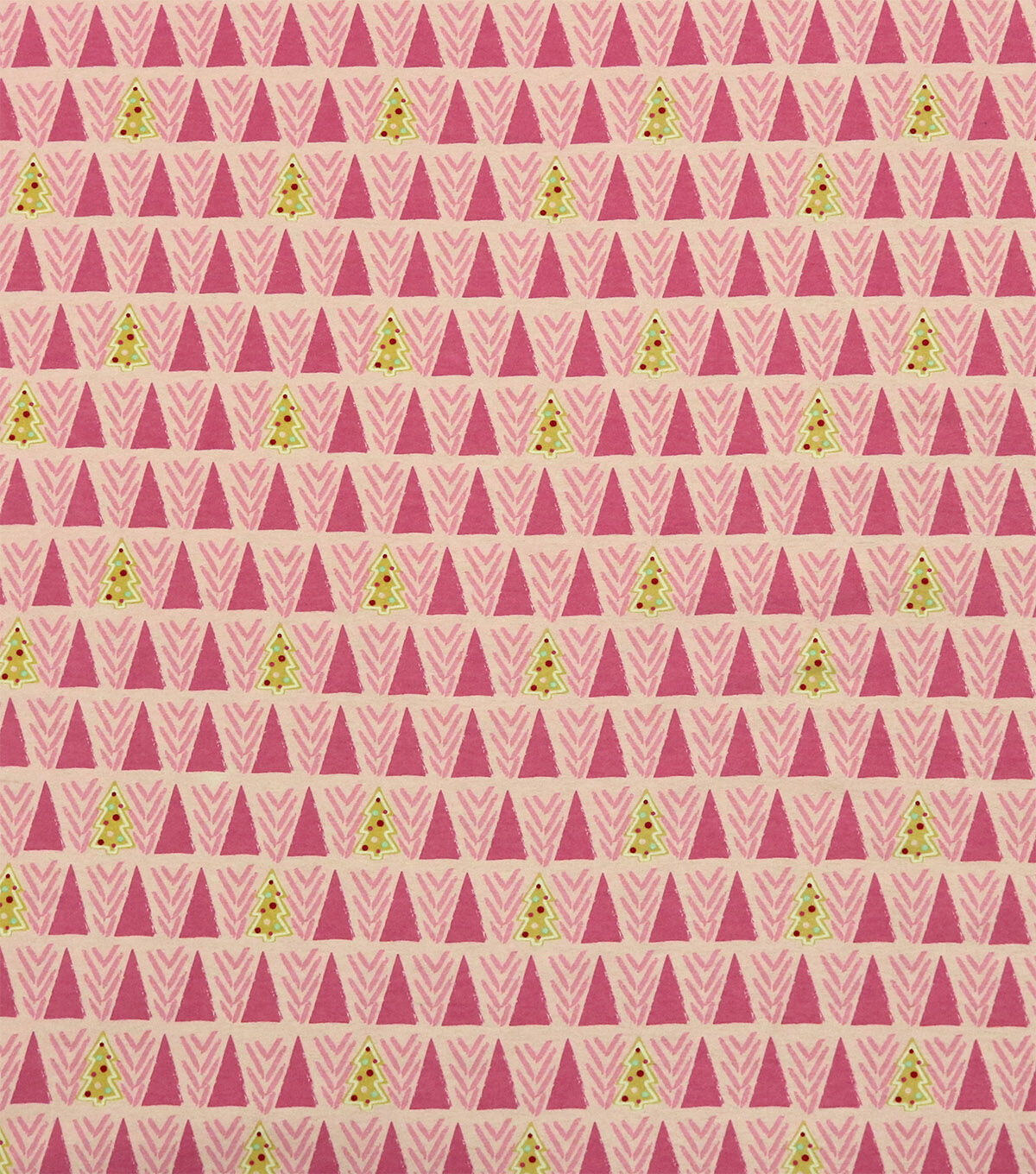 Pink Tonal Trees Super Snuggle Christmas Flannel Fabric