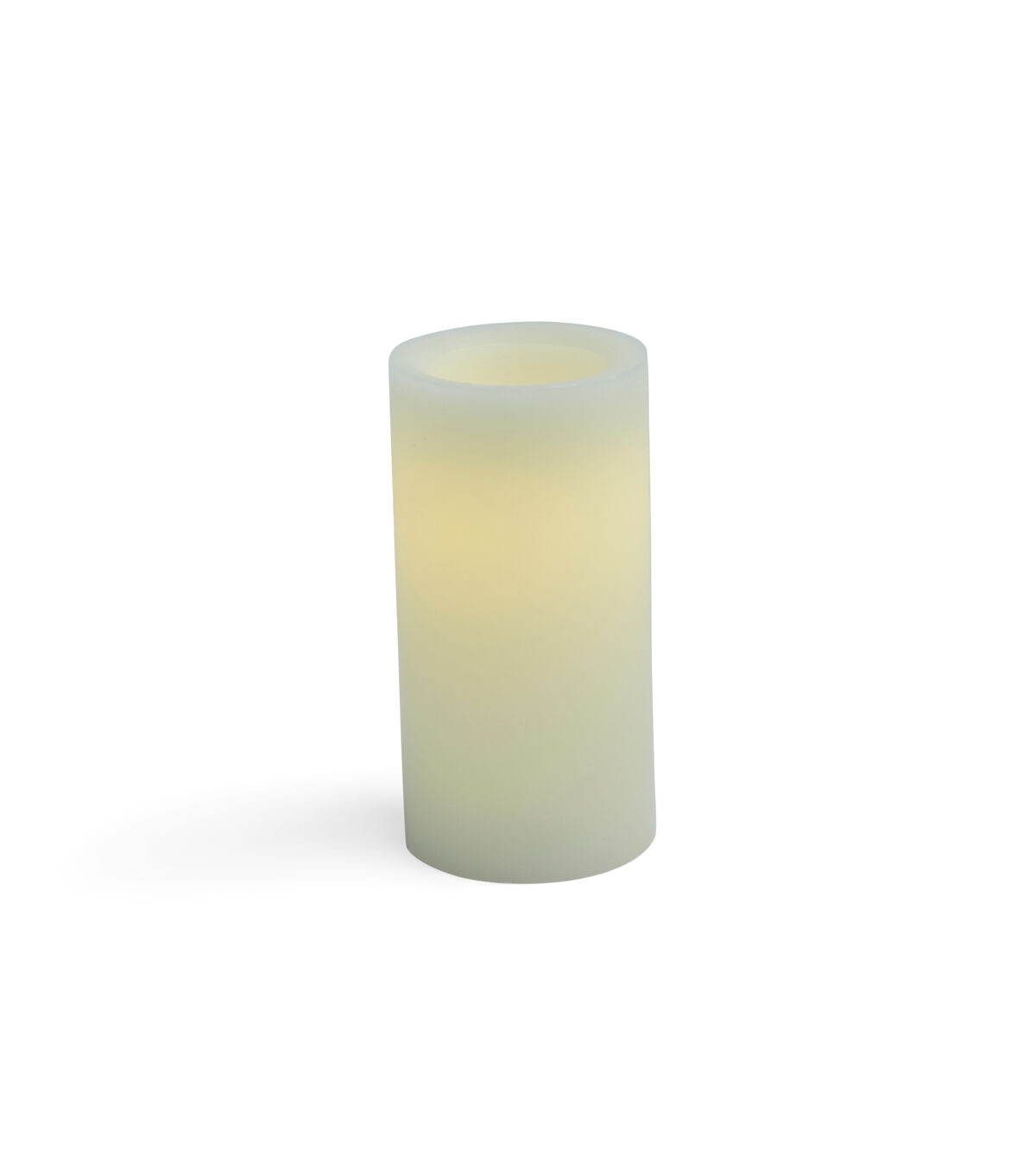 Flameless 3''x6'' Cream Smooth Vanilla Scented LED Pillar Candle