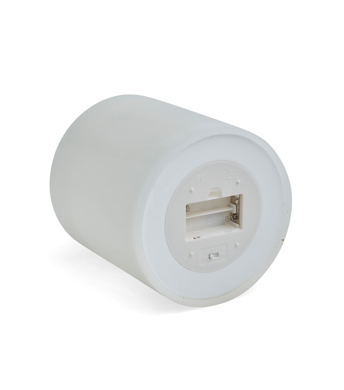 6 x 6 LEDWhite Smooth Wax Pillar Candle by Hudson 43