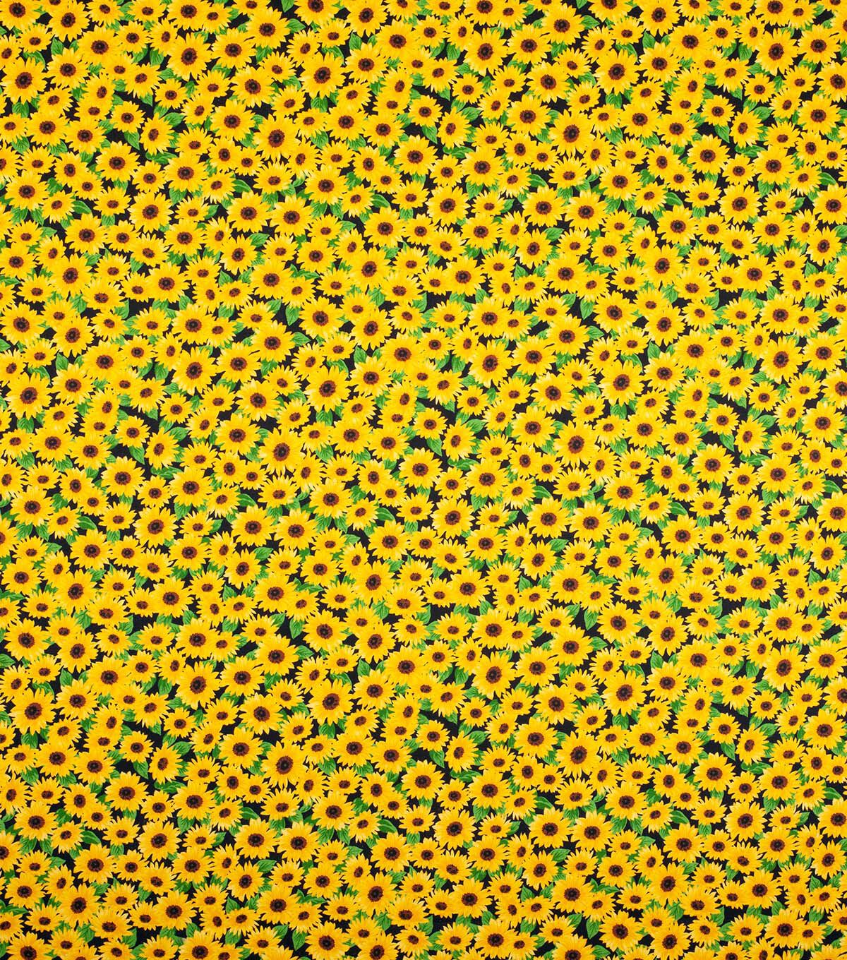 Classic Sunflowers Quilt Cotton Fabric by Keepsake Calico