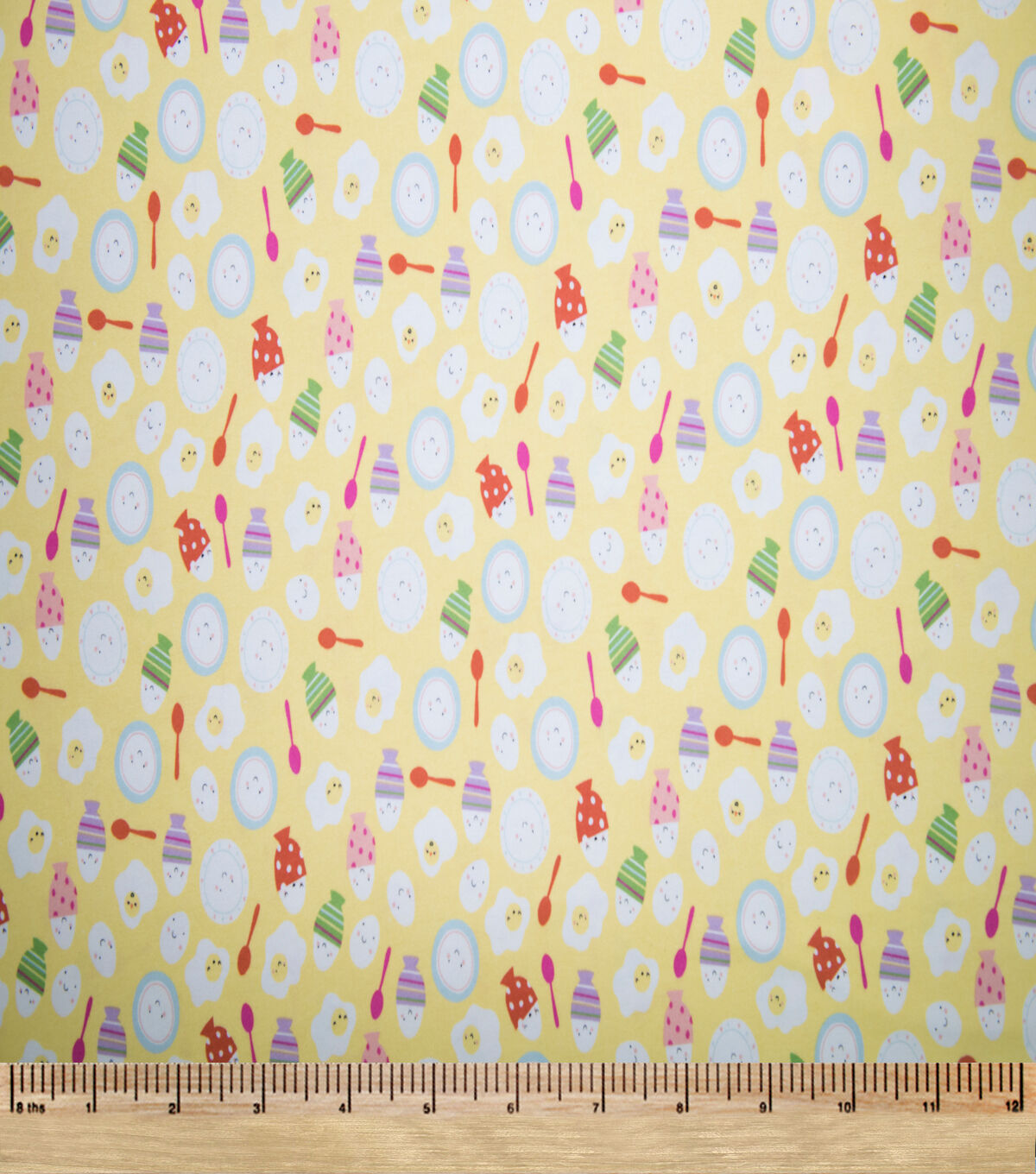 POP! Super Snuggle Multi Egg Toss Flannel Fabric