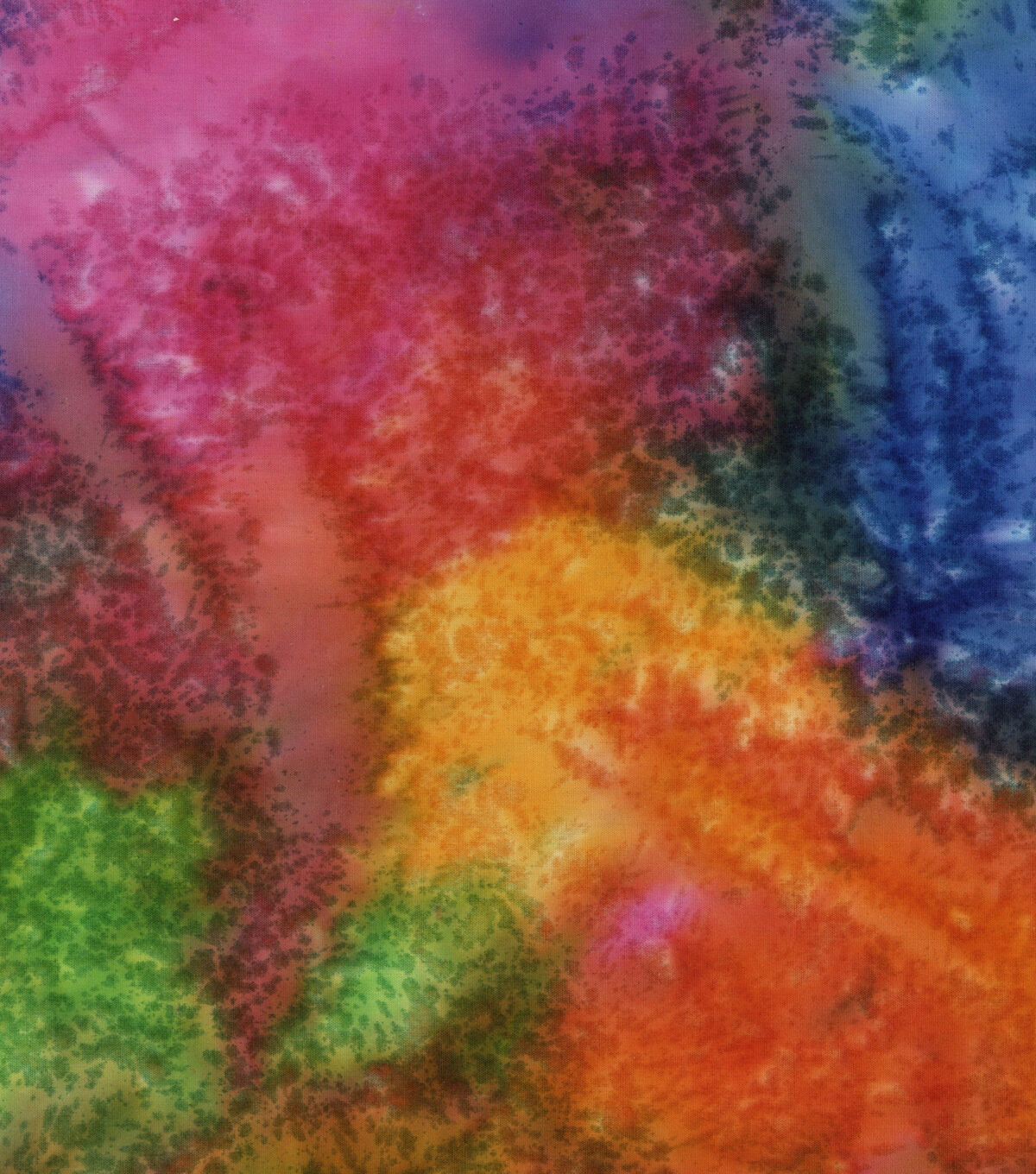 Dewdrop Multi Tie Dye Batik Cotton Fabric