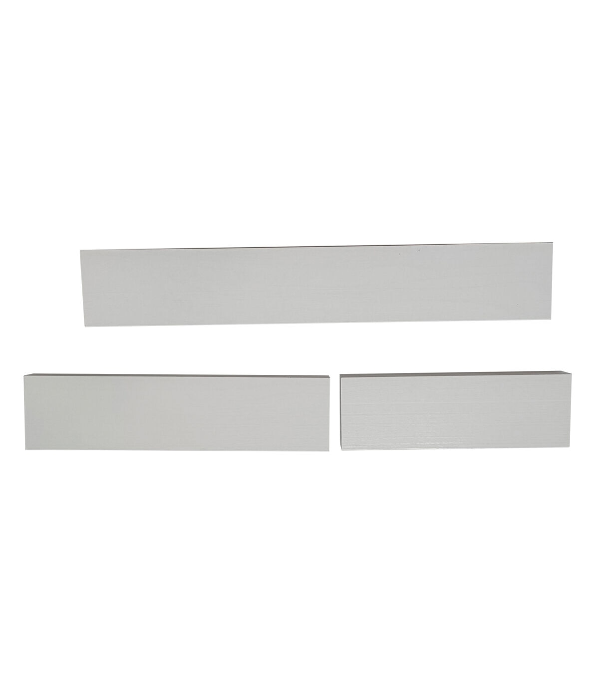 3pc White Picture Frame Wall Shelf Set by Place & Time