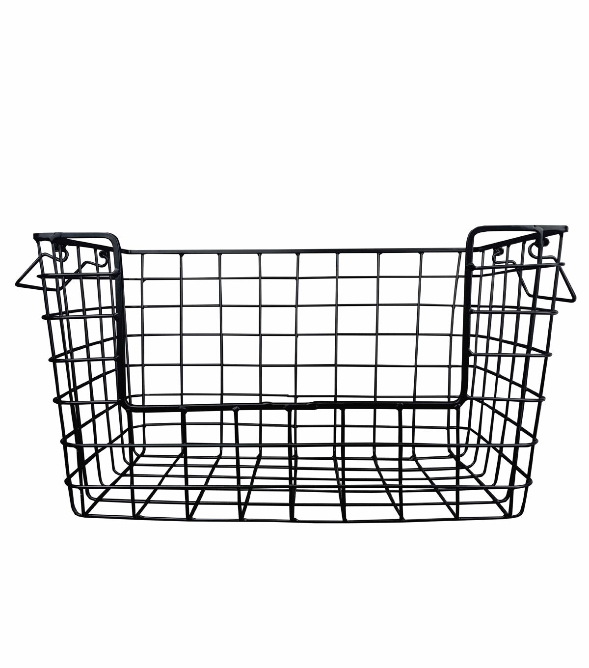 16 x 11 Black Metal Wire Basket by Place & Time
