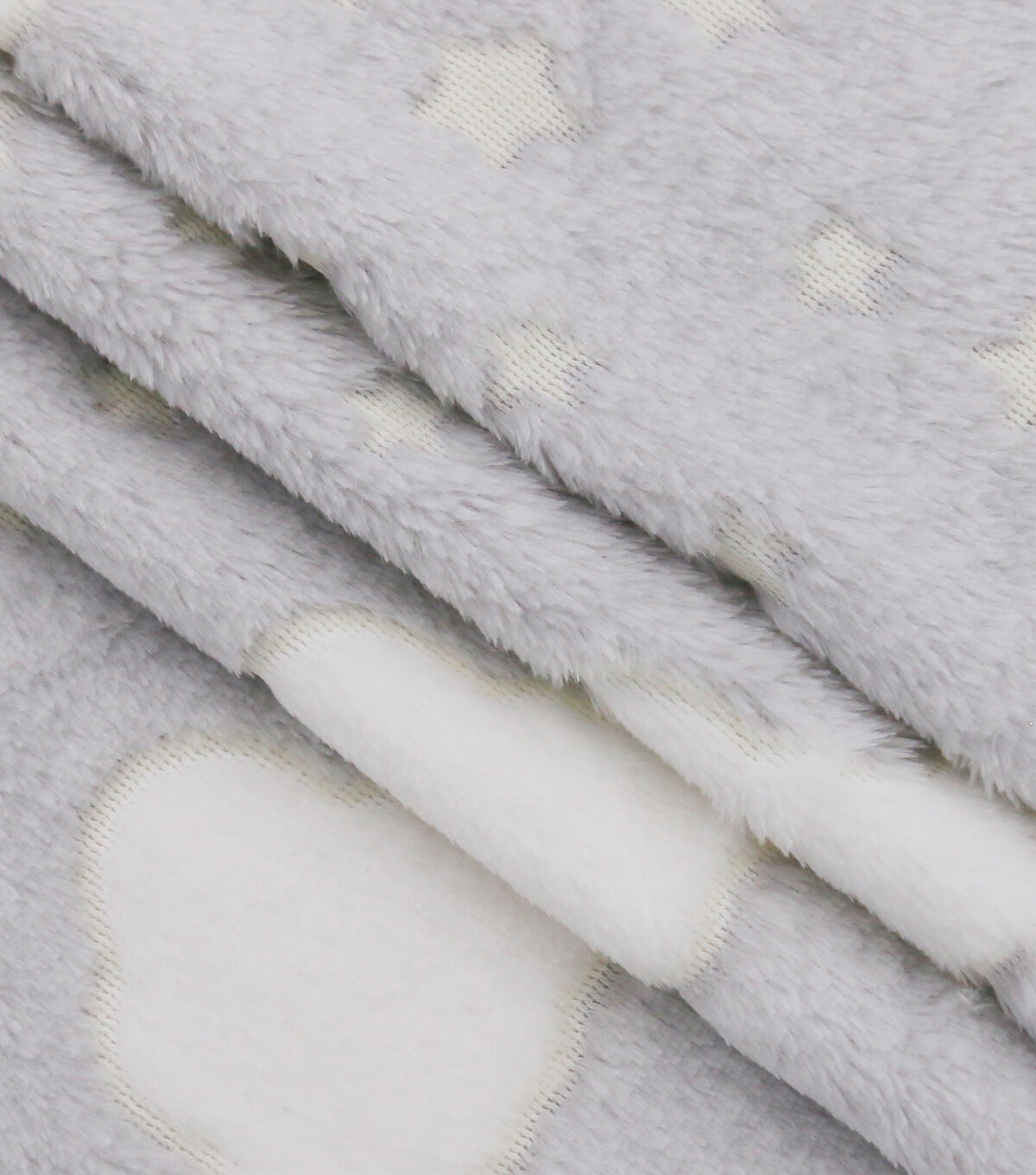 Clouds & Stars Glow in the Dark Sew Lush Fleece