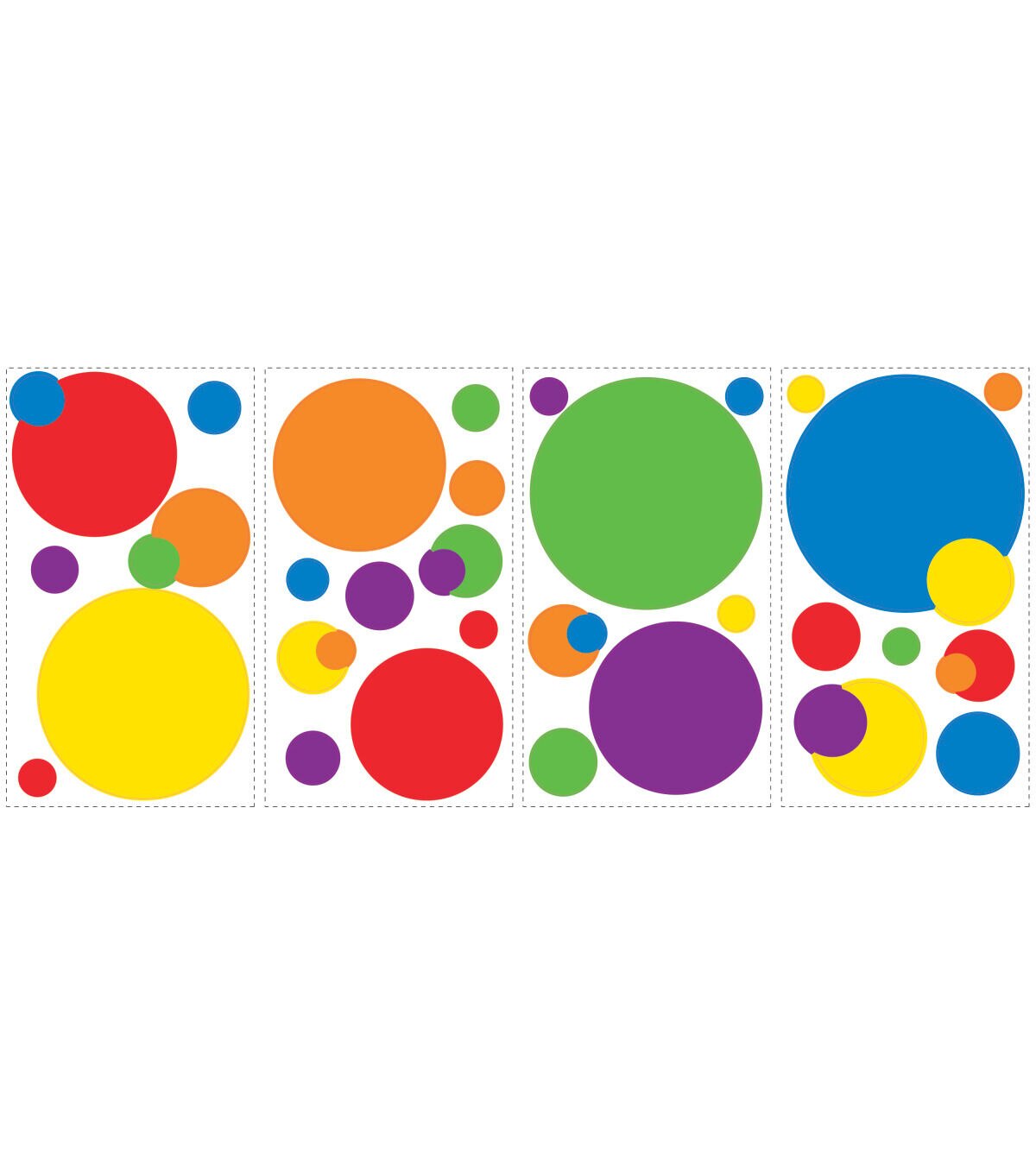 RoomMates Wall Decals Primary Just Dots