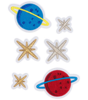 6ct Planets & Stars Patches by hildie & jo